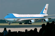 VC-25A 29000, one of the two  customized Boeing 747-200Bs that have been part of the U.S. presidential fleet since 1990