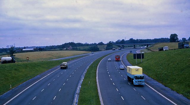Image:M6 motorway, Cheshire, 1969.jpg