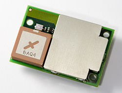 Bluetooth module from EZURiO with 300m range.[1] .
