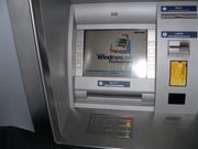 A Wincor Nixdorf ATM running Windows 2000