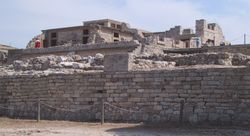 Ruins of the palace at Knossos