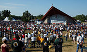 A motorcycle rally in Ontario