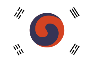Image:Flag of Korea 1882.svg