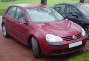 The fifth-generation Golf, sold in North America as the Rabbit.