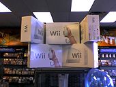Wii retail display boxes