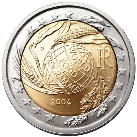 Image:€2 commemorative coin Italy 2004.jpg