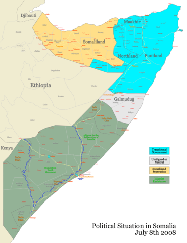 Image:Somalia map states regions districts.png