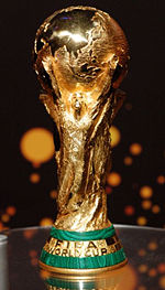 The FIFA World Cup Trophy, which has been awarded to the world champions since 1974.