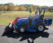 Kubota and New Holland Compact Tractors equipped with Front End Loaders