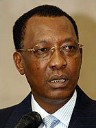 The president of Chad, Idriss Déby