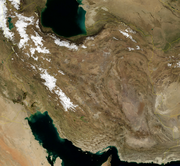 Satellite image of Iran
