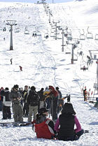 International Snowboard championship at Dizin