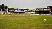 A Test match between Sri Lanka and England at the SCC Ground, Colombo, March 2001.