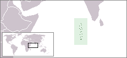 Location of Maldives