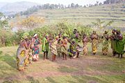 Batwa dancers in Uganda
