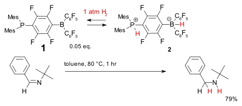 Metal free hydrogenation Phosphine Borane