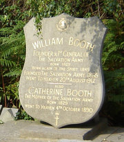 Grave of William and Catherine Booth in Stoke Newington