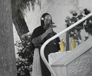 The Way of Humility. Russian Orthodox nun working at Ein Karem, Jerusalem.