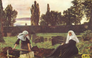 The Vale of Rest by John Everett Millais, 1858 (Tate Gallery, London).