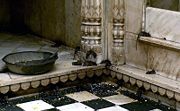 The indigenous rats are allowed to run freely throughout the Karni Mata temple.
