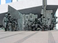 Warsaw monument to the heroes of the Warsaw Uprising.