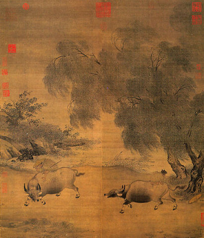 Image:Li Di, Homeward Oxherds in Wind and Rain.jpg