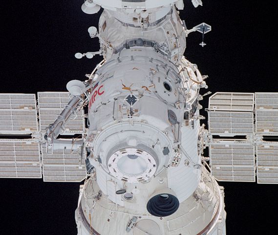 Image:Pirs docking module taken by STS-108.jpg