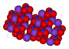 The crystal structure of KNO3