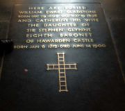 Gladstone's grave in Westminster Abbey