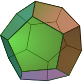 A dodecahedron