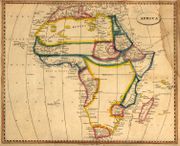 An 1812 map of Africa by Arrowsmith and Lewis