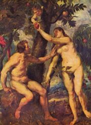 Adam and Eve: Rubens is famed for his nudes