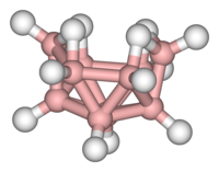 Decaborane is a powerfully toxic cluster compound of boron
