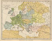 In 814 the Frankish Empire reached its peak, while Byzantium had before Islamic conquest