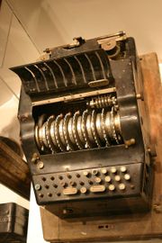 A rare 8-rotor printing Enigma.