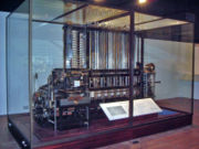 The London Science Museum's working difference engine, built from Charles Babbage's design.