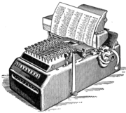 Mechanical calculator from 1914
