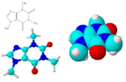 Molecular models of caffeine