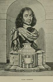 Elias Ashmole by William Faithorne, 1656