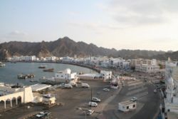 View of the Muttrah corniche, Muscat