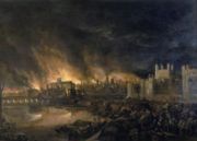 The Great Fire of London destroyed many parts of the city in 1666