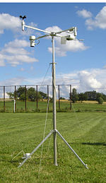 A special weather station used for meteorological measurements during solar eclipses. 