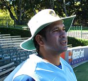 Sachin Tendulkar, India's most capped player and leading run-scorer and century maker in both Tests and ODIs.
