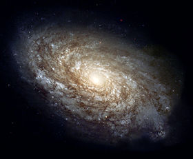 NGC 4414, a typical spiral galaxy in the constellation Coma Berenices, is about 56,000 light-years in diameter and approximately 60 million light-years distant