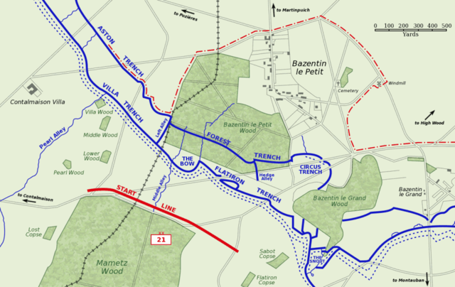 Image:Bazentin le Petit 14 July 1916 map.png