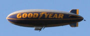 Because of its low density and incombustibility, helium is the gas of choice to fill airships such as the Goodyear blimp, as opposed to Hydrogen
