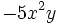  -5x^2y\,