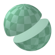 Great circle on a sphere