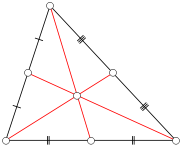 The barycenter is the center of gravity.