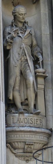 Statue of Lavoisier, at Hôtel de Ville, Paris.